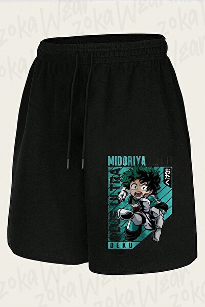 ZOKAWEAR Unisex My Hero Academia Izuku Midoriya Plus Design Printed Shorts