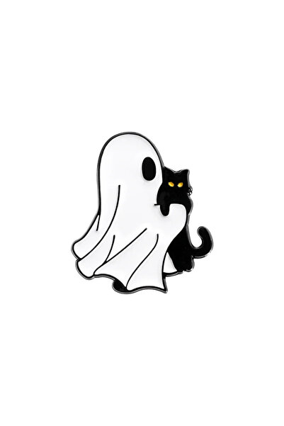 Choice24 QHXZ466 Halloween Punk Ghost Collected Enamel Pin Custom Spooky Boo ...