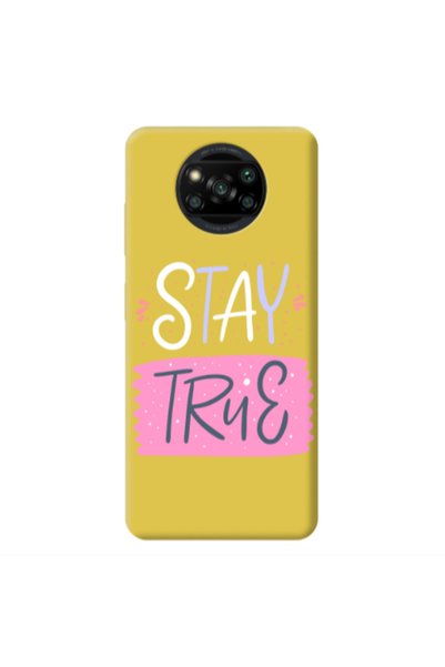 Other Xiaomi Poco X3 /X3 Pro Stay True Yellow Colored Silicone TPU Θήκη