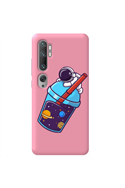 Other Xiaomi Mi Note 10 Pro Longing in space Pink Colored Silicone TPU Θήκη