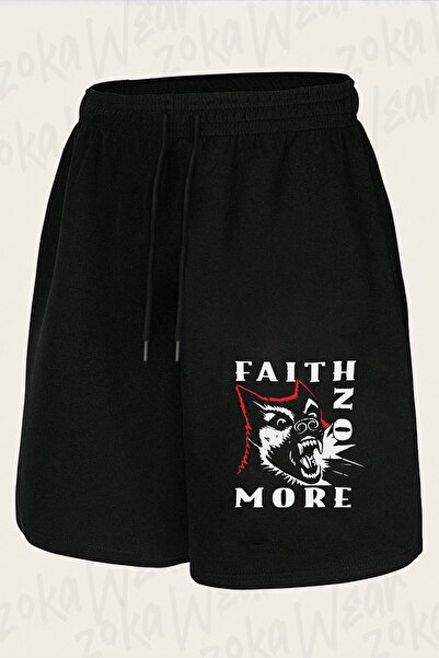 ZOKAWEAR Unisex Faith No More Design Printed Shorts