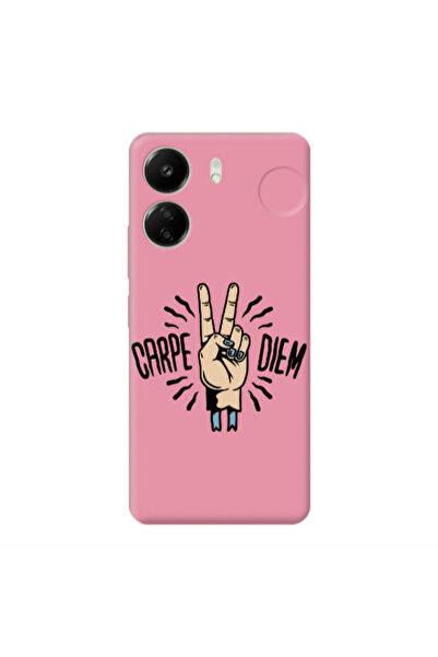 Other Xiaomi Redmi 13C Carpe Two Diem Pink Colored Silicone TPU Θήκη