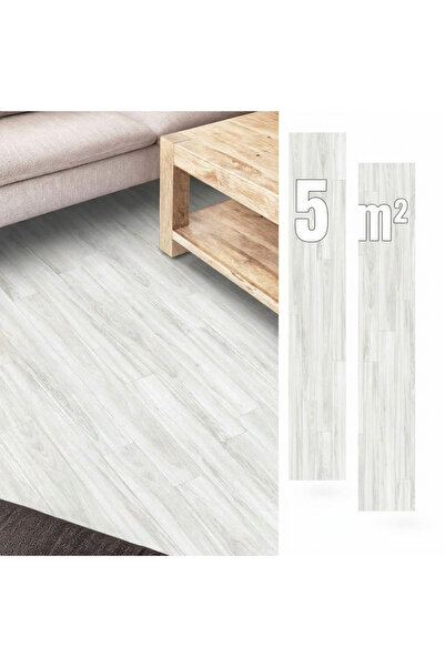 OEM Panouri Vinilice Autoadezive 5 m² ALBE Scânduri PARCHET Impermeabile
