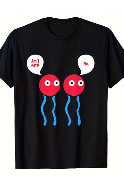 212Wear Am I Fat Funny Lipid Cell Biology Science Pun T-Shirt, Pure, Casual C...