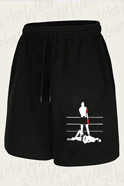 ZOKAWEAR Unisex Muhammad Ali Design Printed Shorts