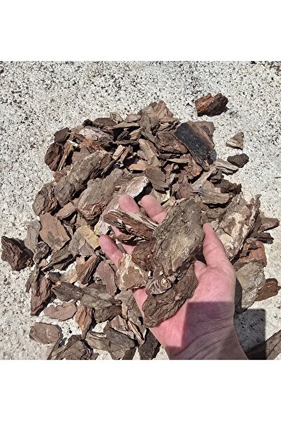 Ekodoğa Çam Kabuğu 100 lt 5-10 cm Doğal Kabuk Ağaç Kabuğu Malç Malzemesi Malç...