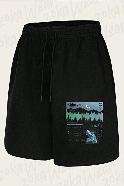 ZOKAWEAR Unisex Jurassic World Dominion V2 Design Printed Shorts