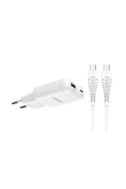 Veger TR121 45W Εξαιρετικά Λεπτός Φορτιστής Laptop GaN - Διπλή Θύρα USB-C PD ...
