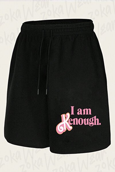 ZOKAWEAR Unisex Σορτς με στάμπα και σχέδιο λογότυπου  "I am kenough "