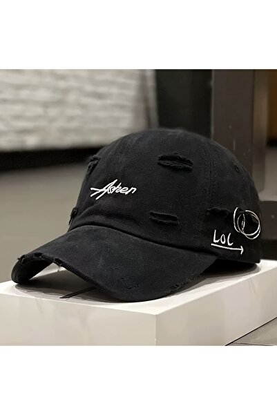 Choice1 Adjustable black Retro perforated duckbill cap for men and women in s...