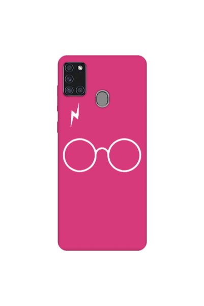 Other Samsung A21S glasses Fuchsia Colored Silicone TPU Θήκη