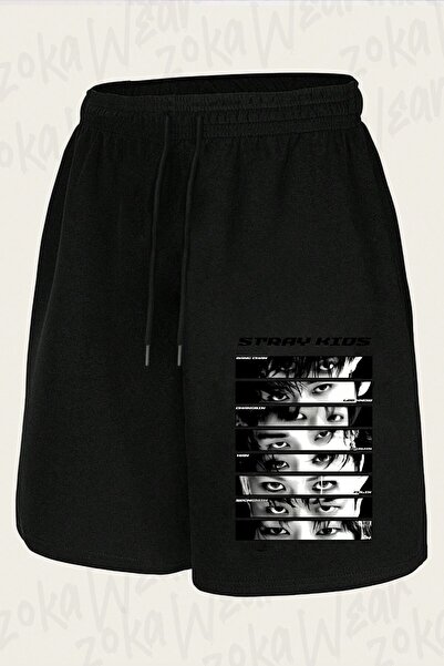 ZOKAWEAR Unisex Stray Kids Skzoo v2 Σορτς με στάμπα σχεδίου