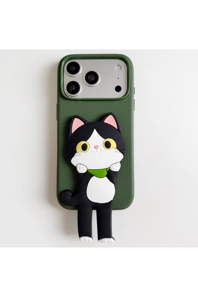 WOTOBEUS Premium Anti-Scratch Silicone Animal Figure Design Pu Mobile Phone Case for iPhone 17 Pro Max 17 Pro 17 and Other Models