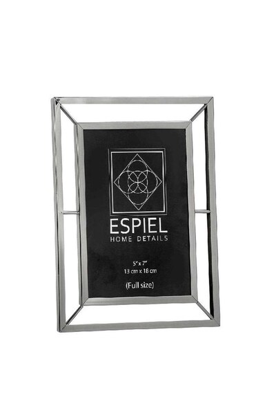 ESPIEL Μεταλλικός Σκελετός Τραπεζιού FAM407 10Χx15εκ. Ασημί