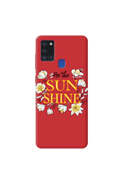 Other Samsung A21S Sun Shine Red Colored Silicone TPU Θήκη