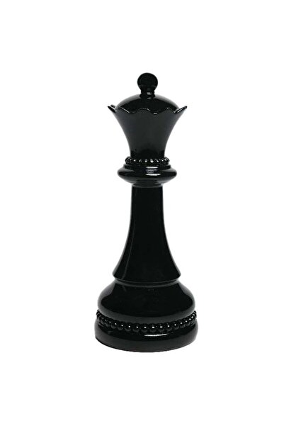 IN THE BOX Διακοσμητικό Πιόνι Σκακιού Έμπον 034696 10,4x10,3x26,7εκ. Μαύρο