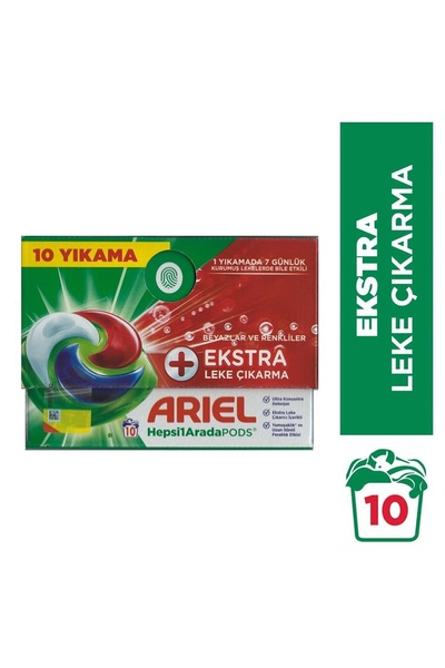 Ariel Hepsi1Arada PODS® Extra Leke Çıkarma Kapsül Çamaşır Deterjanı Beyazlar ...