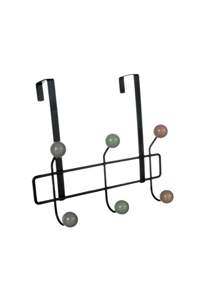 Tradesor Μεταλλική κρεμάστρα πόρτας 3 θέσεων - 57902