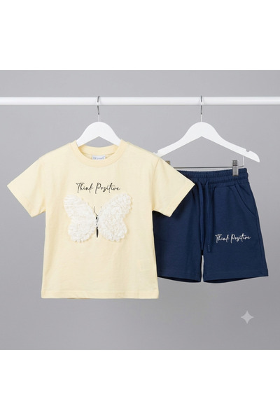 Özeniş Girl's Set with Shorts