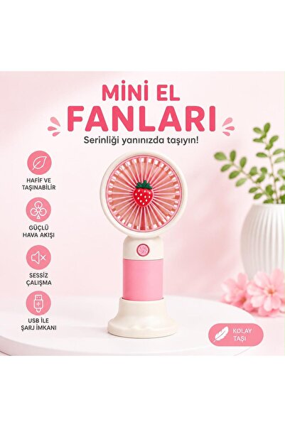 VEROKSA MİNİ EL FANI (RENK SEÇENEKLİ)