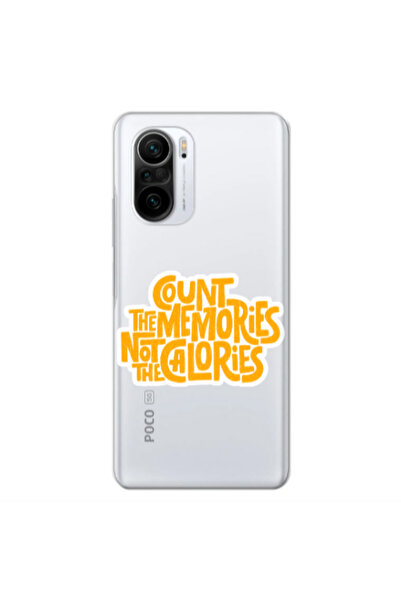Other Xiaomi Poco F3 Count the memories not the calories Transparent Silicone...