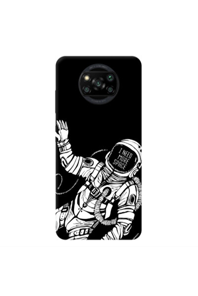 Other Xiaomi Poco X3 Pro I need more space Transparent Silicone TPU Θήκη