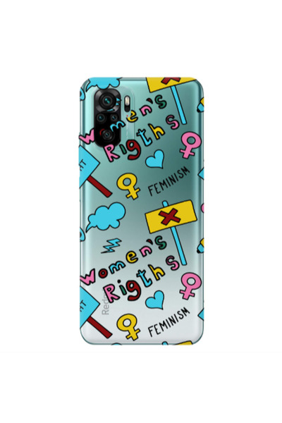 Other Xiaomi Redmi Note 10S Feminism Transparent Silicone TPU Θήκη