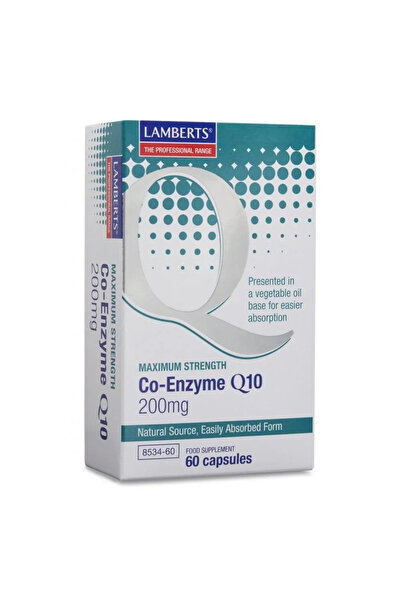Lamberts Συνένζυμο Q10 200MG 60 Κάψουλες