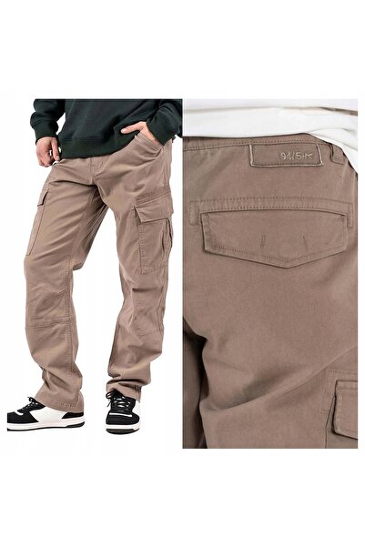 MARCUS Pantaloni Barbati, Gerry Cargo, Marime W38-L30, Bej, Regular Fit, Bumb...