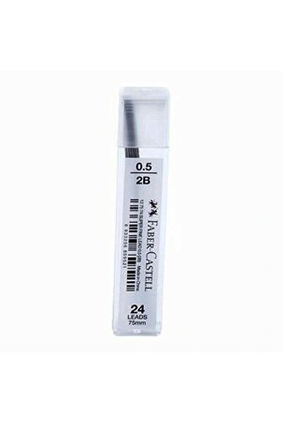 Faber Castell Min 0.7 Tip 2B White Pen Tip in Tube - 4 Pieces