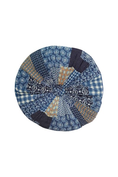 Tradesor Μαξιλάρι καρέκλας Πουφ - Boho - 40cm - 720185 - Blue/Grey