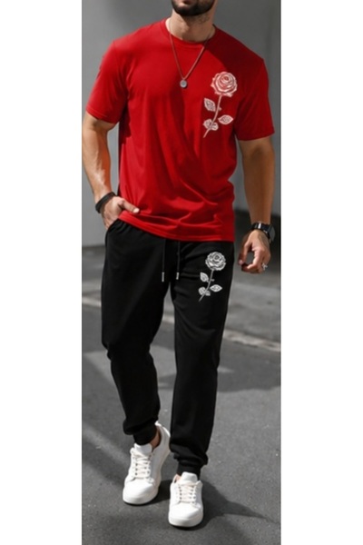 ship master Summer Collection New Arrival T-Shirt & Shorts Set Printed Patter...
