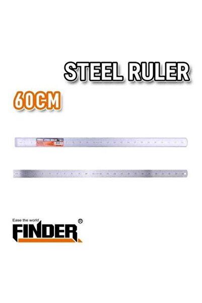 finder Μεταλλικός χάρακας - 60cm - Steel - - 194381