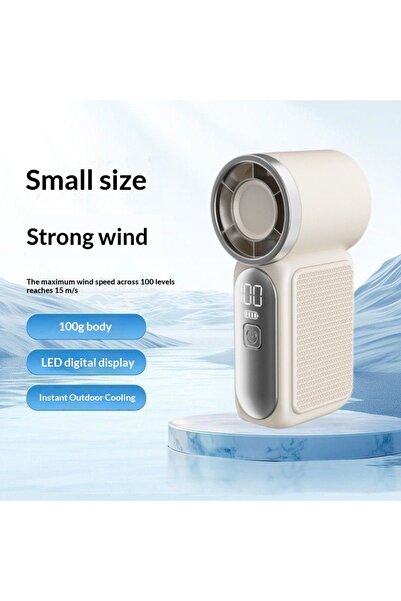 choice2 مروحة محمولة بيضاء، مروحة صغيرة مبتكرة ومريحة، مروحة يدوية خفيفة الوز...