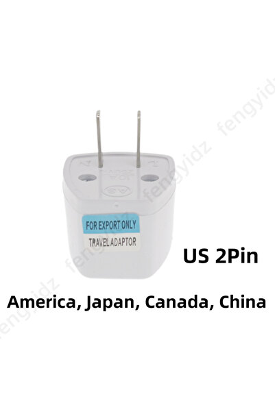 Choice US 2pin US To EU Plug Adapter Korea KR Euro Europea To America China C...