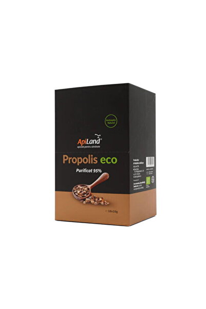 Apiland Pachet Propolis Purificat 95% /Bio 10 plicuri x 10g