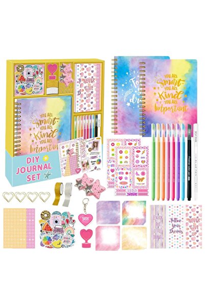 Arabest Girls Diary Set, Portable Art Journal Kit, Funny Stationery Supplies ...