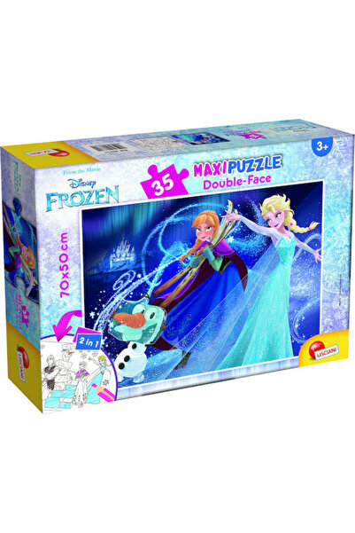 Lisciani Giochi Puzzle Maxi cu două fețe Frozen pentru copii 3+ ani 35 piese