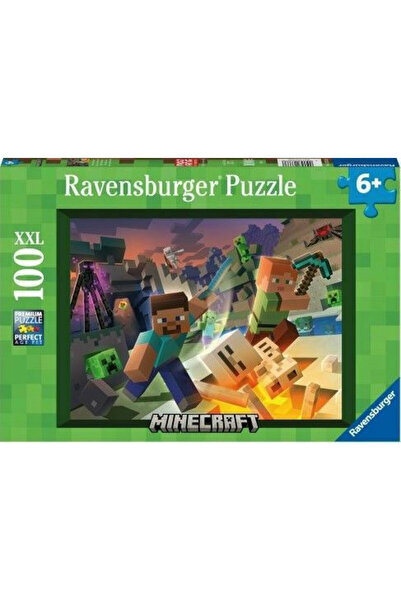 RAVENSBURGER Παιδικό Παζλ Τέρας Minecraft για 6+ Ετών 100 τεμάχια