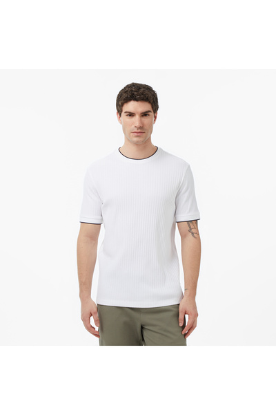Nautica Erkek Beyaz Regular Fit T-Shirt
