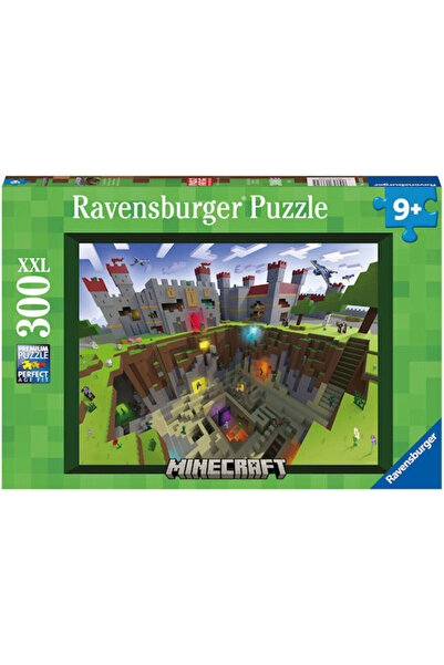 RAVENSBURGER Puzzle pentru copii Minecraft Cutaway pentru 9+ ani 300 piese