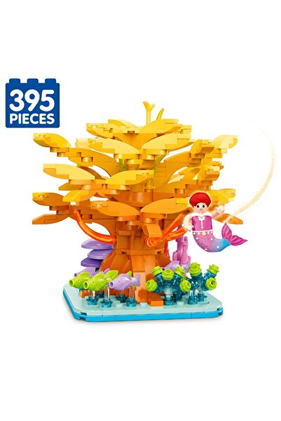 Minibric Set de Constructie cu Piese Tip Blocuri Construit 395 Piese Mermaid'...