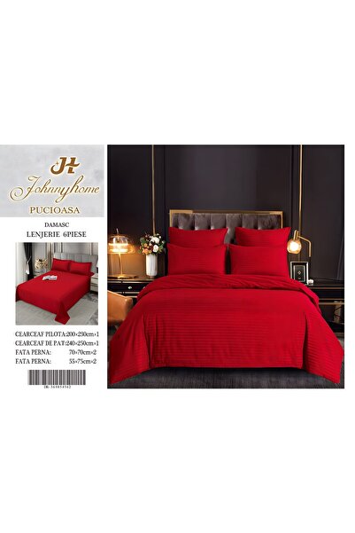 naniland.ro Damask Duvet Cover Set 2 Persons 6 Pieces Without Stretchy 200x23...