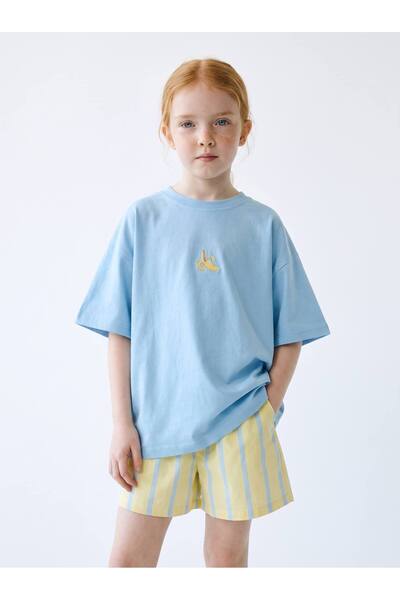 Laciel Prs La'Ci̇el Pari̇s Banana Unisex Kids Tshirt Shorts Set