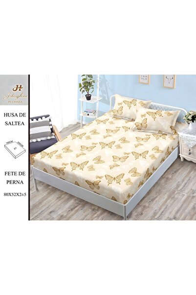 OEM Satin Cotton Bed Cover 2 Persons 3 Pieces with Elastic 180x200 cm, Model ...