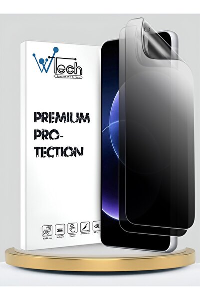 Wtech Redmi 17C 4G 2026 Premium Hydrogel Anti Spy Film Thin and Flexible 2 Pa...