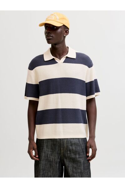 Jack & Jones Pletené polo tričko Pletené polo tričko