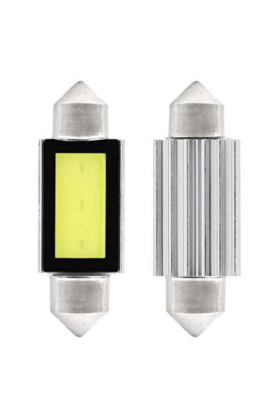 AMIO Bec LED CANBUS COB3 Festoon C5W C10W C3W 39mm alb 12V, 3 x COB, 2,4W, 56...