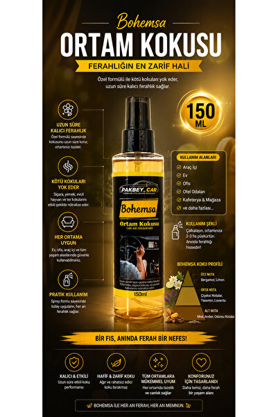 Car Bohemsa Ortam Kokusu 150 ml