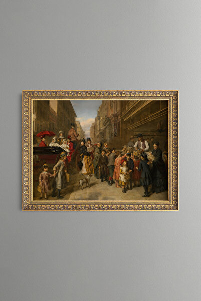 epiqart Poverty and Wealth - Vintage Patterned Painting - Fine Model